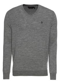 Polo Ralph Lauren, Herren Pullover 'LS SF VN PP-LONG SLEEVE-SWEATER', Grau