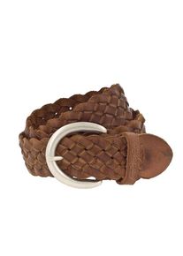 Tom Tailor, Damen Gürtel 'Braided' 4.0cm, Camel