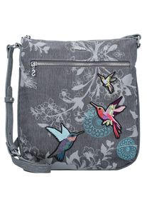 Desigual, Damen Umh&auml;ngetasche 'Kaua', Hellgrau / Dunkelgrau / Mischfarben