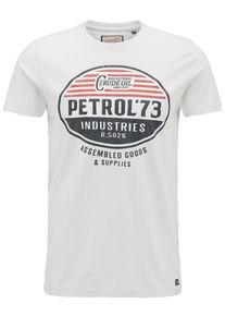 PETROL INDUSTRIES, Herren T-Shirt, Anthrazit / Rot / Weiß