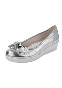 Gabor, Damen Keilballerina, Silber