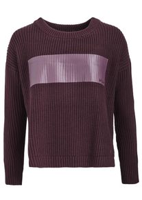 Khujo, Damen Pullover 'ALIS', Lila / Weinrot