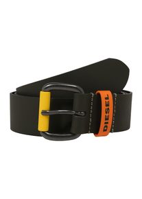 Diesel, Herren Gürtel 'B-CANDA', Neongelb / Khaki / Orangemeliert