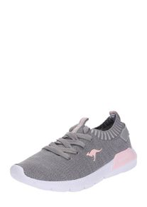 Kangaroos, M&auml;dchen Sneaker 'K-Sock III', Grau / Rosa