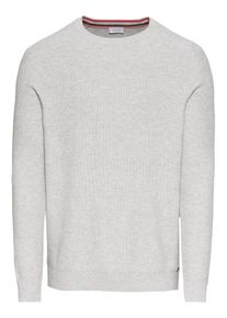 Esprit, Herren Pullover 'honeycomb', Hellgrau