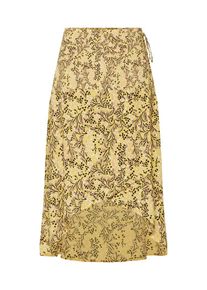 Review, Damen Rock 'PRINTED SKIRT', Gelb / Schwarz