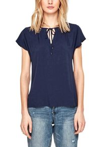 s.Oliver RED LABEL, Damen Bluse, Dunkelblau