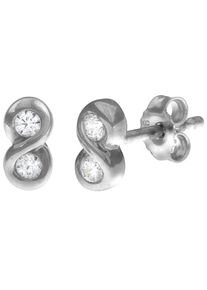 Firetti, Damen Paar Ohrstecker 'Infinity', Silber