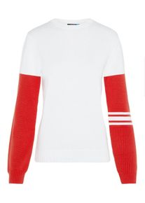 J. Lindeberg J.Lindeberg, Damen Pullover 'Huya', Hellrot / Wei&szlig;