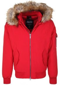 Bomboogie, Herren Daunenjacke 'BOMBER BASIC', Rot