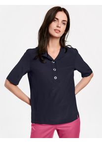 Taifun, Damen Bluse, Ultramarinblau