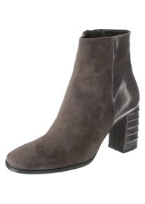 Zinda, Damen Stiefeletten 'Ferch Goma', Basaltgrau / Greige