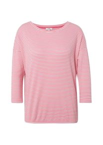 Tom Tailor, Damen T-Shirt, Rosa / Weiß