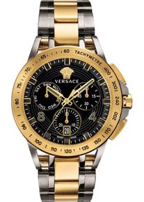 Versace, Herren Chronograph 'SPORT TECH, VERB00418', Gold / Silbergrau
