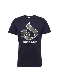 Iriedaily, Herren Shirt 'Original Glyph', Dunkelblau / Gr&uuml;n