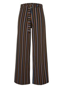 Pieces, Damen Hose, Blau / Bronze / Schwarz