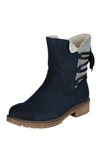 Rieker, Damen Stiefel mit Fleece-Futter, Dunkelblau