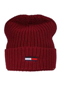 Tommy Jeans, Damen Strickmütze 'BASIC', Rot