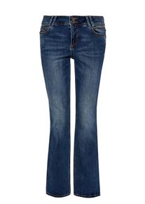 s.Oliver RED LABEL, Damen Smart Bootcut: Stretch-Denim, Blue Denim
