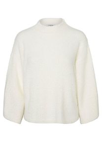 Pieces, Damen Strickpullover, Wei&szlig;