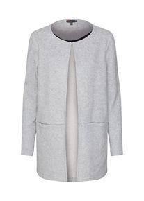 Street One, Damen Strickjacke 'brushed longcoat', Graumeliert