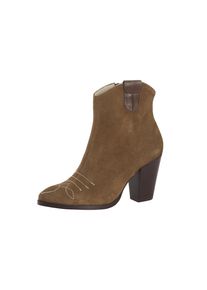 Heine, Damen Stiefelette, Braun / Dunkelbraun