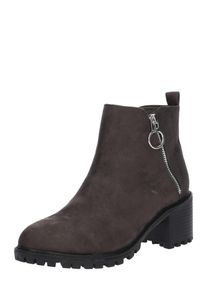 New Look, Damen Stiefelette 'CHUNKY', Schlammfarben / Schwarz