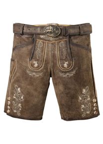 Marjo, Herren Trachtenlederhose, Braun
