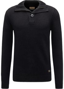 PETROL INDUSTRIES, Herren Strickpullover, Schwarz