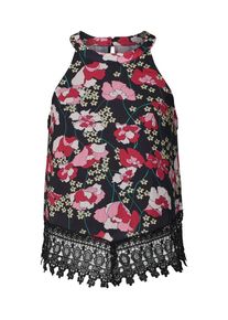 Glamorous, Damen Top 'KA3522', Pink / Schwarz