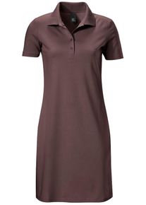 Heine, Damen Polokleid, Dunkelbraun