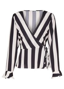 Only, Damen Hemd, Schwarz / Weiß