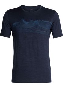 Icebreaker, Herren T-Shirt 'Tech', Blau / Navy