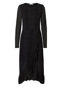 Pieces, Damen Kleid, Schwarz