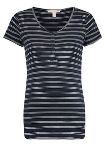 Esprit Maternity, Damen Shirt, Nachtblau / Wei&szlig;