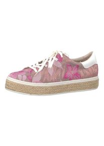s.Oliver RED LABEL, Damen Sneakers Low, Braun / Rosa
