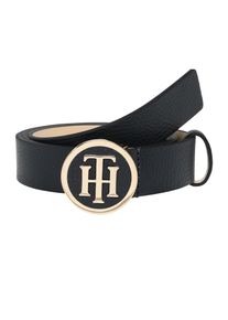 Tommy Hilfiger, Damen Gürtel 'ROUND BELT 3.0', Navy