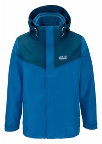 Jack Wolfskin, Herren Outdoorjacke 'ARLAND', Blau / Petrol