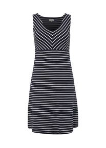 Tom Tailor, Damen Kleid, Nachtblau / Weiß