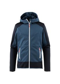 Icepeak, Herren Fleecehoodie 'Leif', Nachtblau / Himmelblau