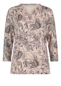 BETTY & CO Betty & Co, Damen Shirt, Pastellpink / Schwarz