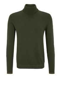 s.Oliver BLACK LABEL, Herren Strickpullover, Braun / Tanne