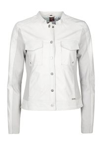 Maze, Damen Jacke 'Madera', Grau / Weiß