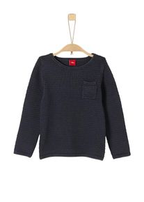 s.Oliver Junior, Strickpullover, Nachtblau / Khaki