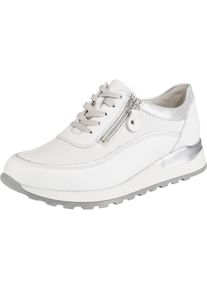 Waldl&auml;ufer WALDL&Auml;UFER, Damen Halbschuhe 'Hiroko', Silber / Wei&szlig;