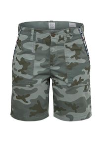 GAP, Damen Shorts '5 INCH GF UTILITY SHORT CAMO', Oliv