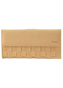 Bree, Damen Obra 72 Geldbörse Leder, Beige