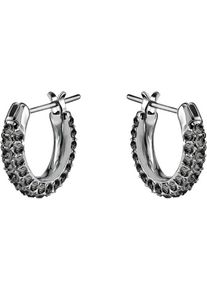 Swarovski, Damen Ohrringset 'Stone 5446023', Schwarz / Silber