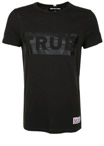 True Religion, Herren T-Shirt 'CREW SHIRT', Schwarz