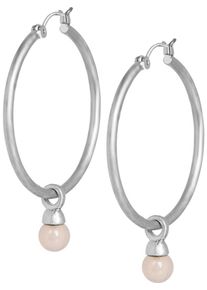 Sence Copenhagen, Damen Creole, Rosa / Silber